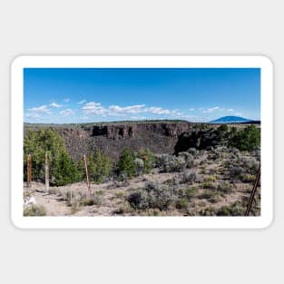Sheeps Crossing Overlook to East Rim Trail at Wild Rivers Recreation New Mexico Sticker